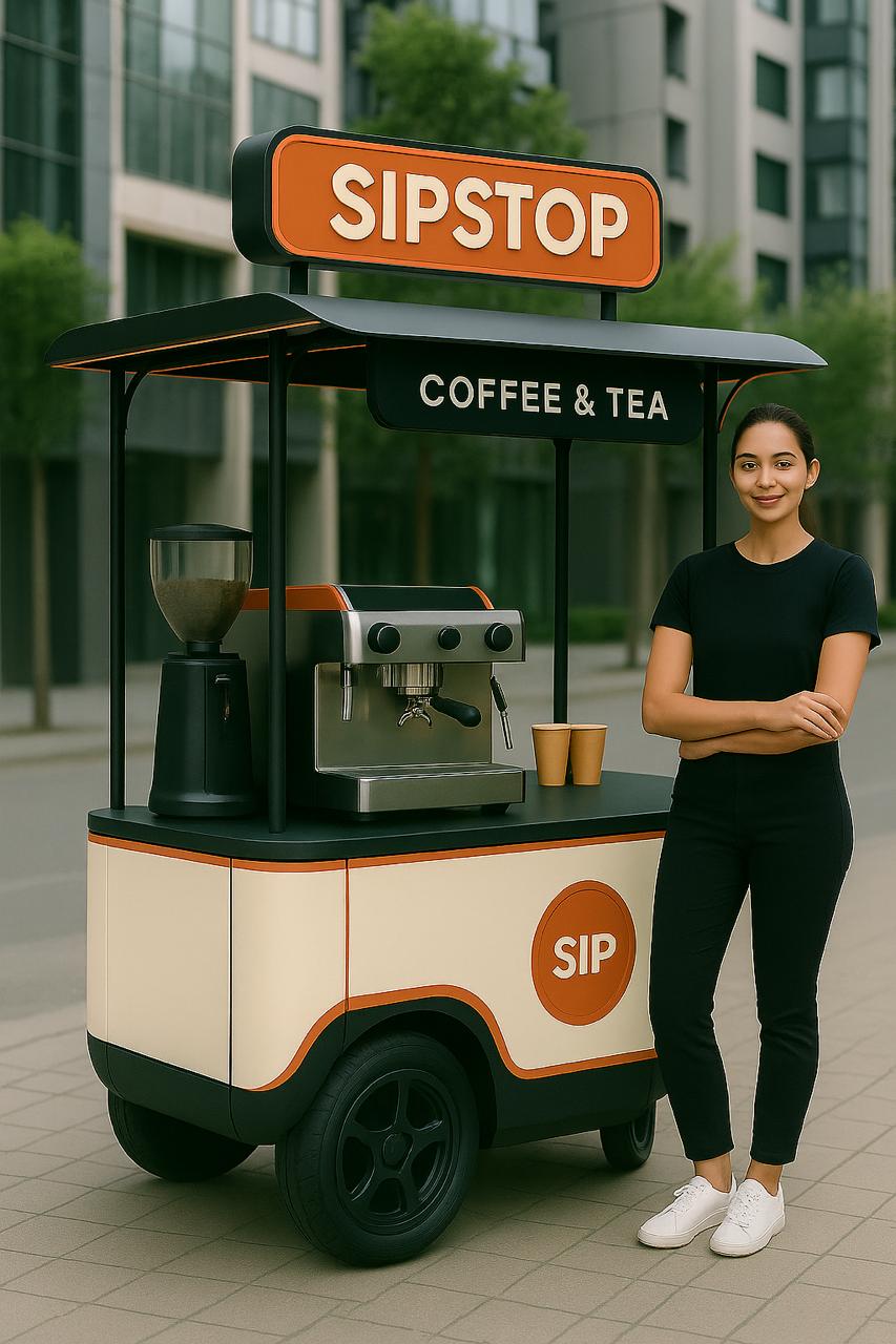SipStop Mobile Coffee Cart